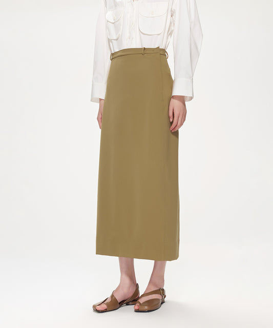 Egyptian Inspired Stretch-Nylon Long Skirt