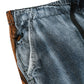 Eye-catching Printed Loose-fit Drawstring-waist Rayon Trousers