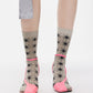 Split-toe Enlarge Octagram Cotton-blend Stretch Socks