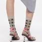 Split-toe Enlarge Octagram Cotton-blend Stretch Socks