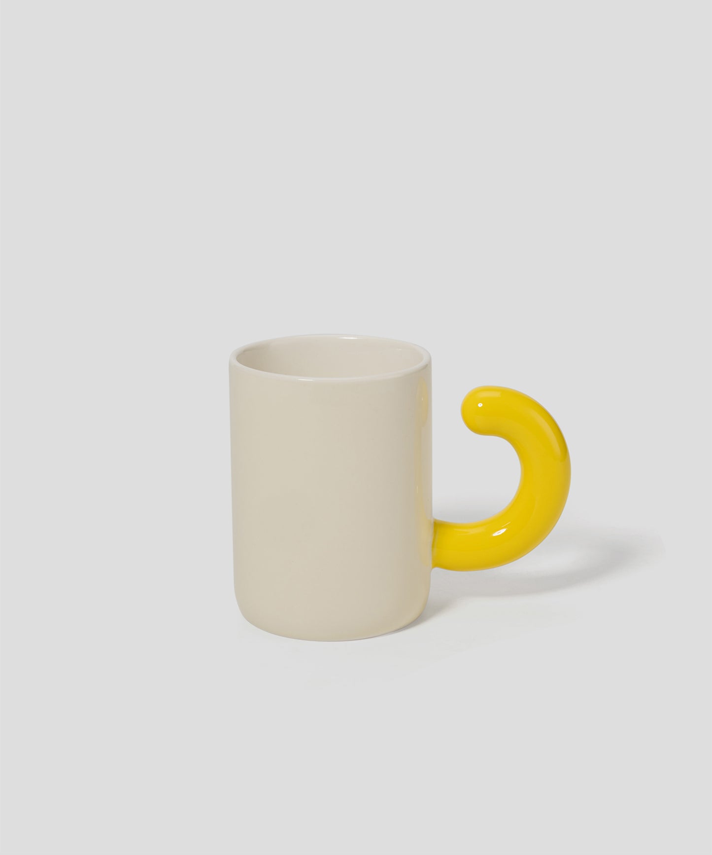 HOME C-shaped Handle Porcelain Cup