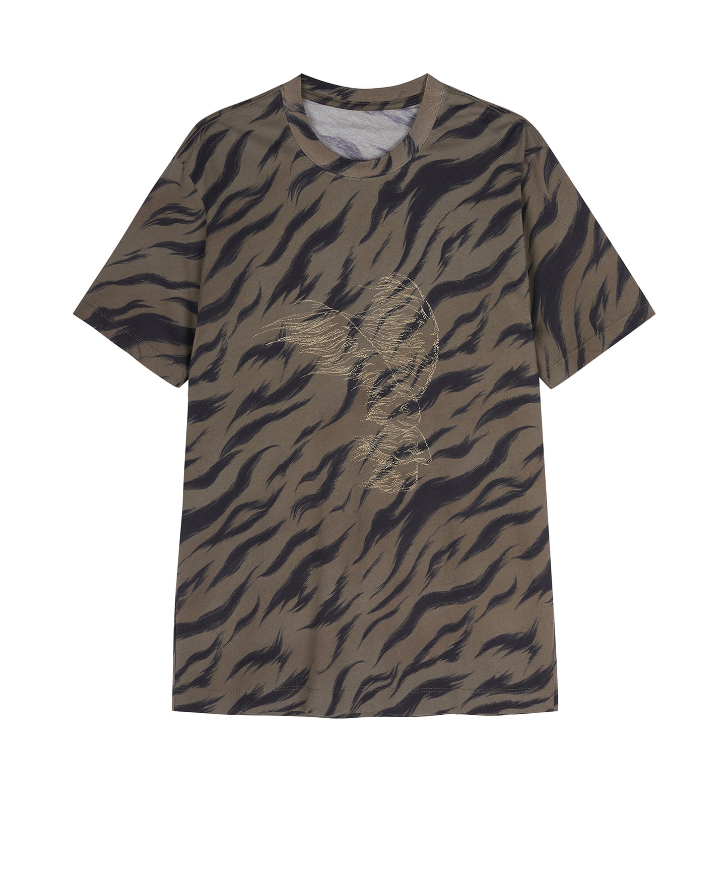 Rabbit-motif Lepard T-shirt