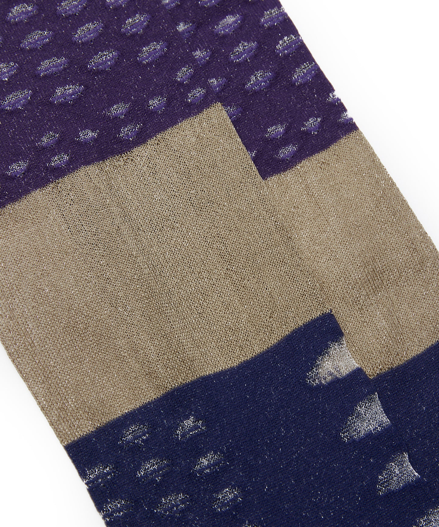 Sheer Color-block Polka Dot Socks
