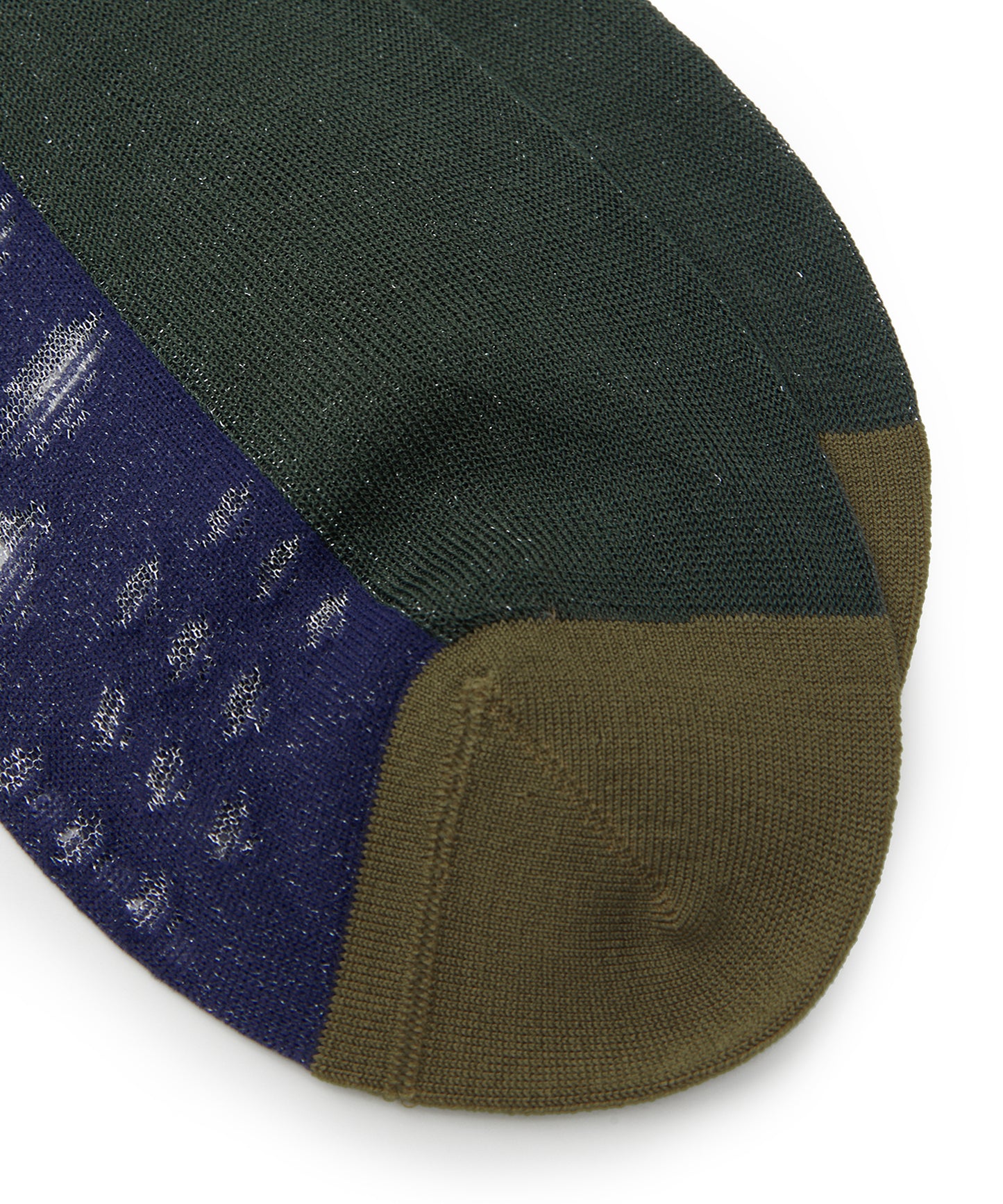 Sheer Color-block Polka Dot Socks