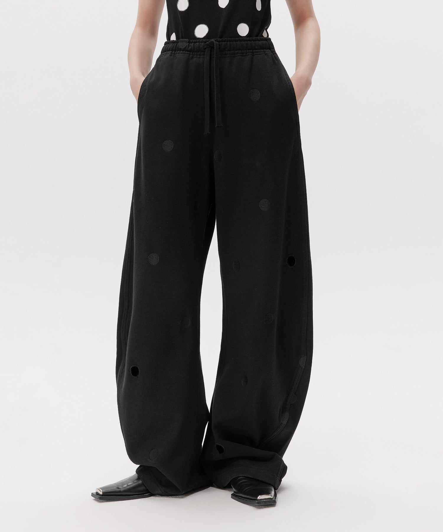 Cut out track pants online