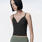 Skin-friendly Rayon-blend Knitted Cami Top