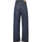 Elasticated-waist Straight-leg Tencel Jeans