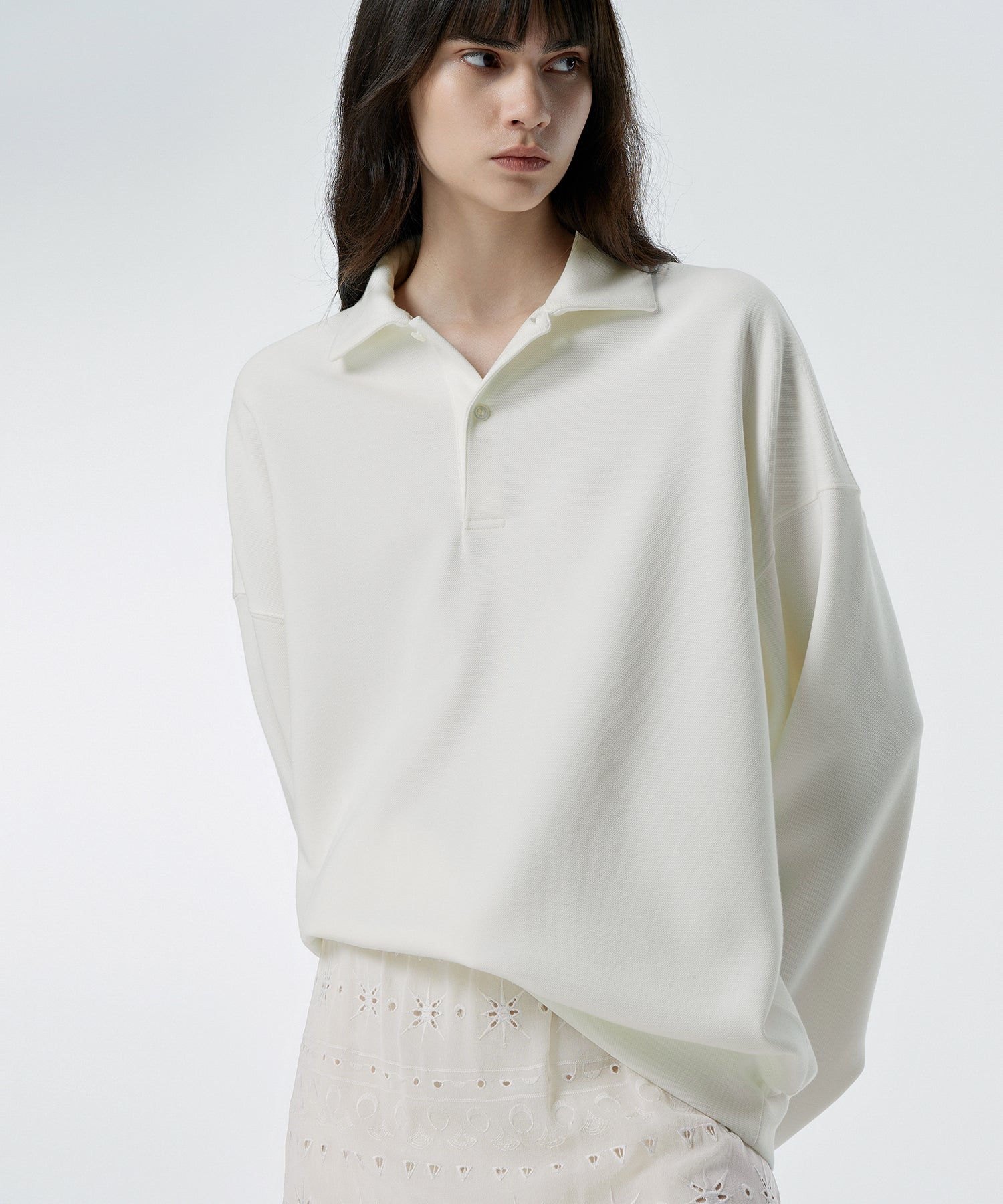 Oversized Polo Shirt – JNBY ONLINE STORE