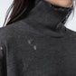 Distressed High-neck Sweater