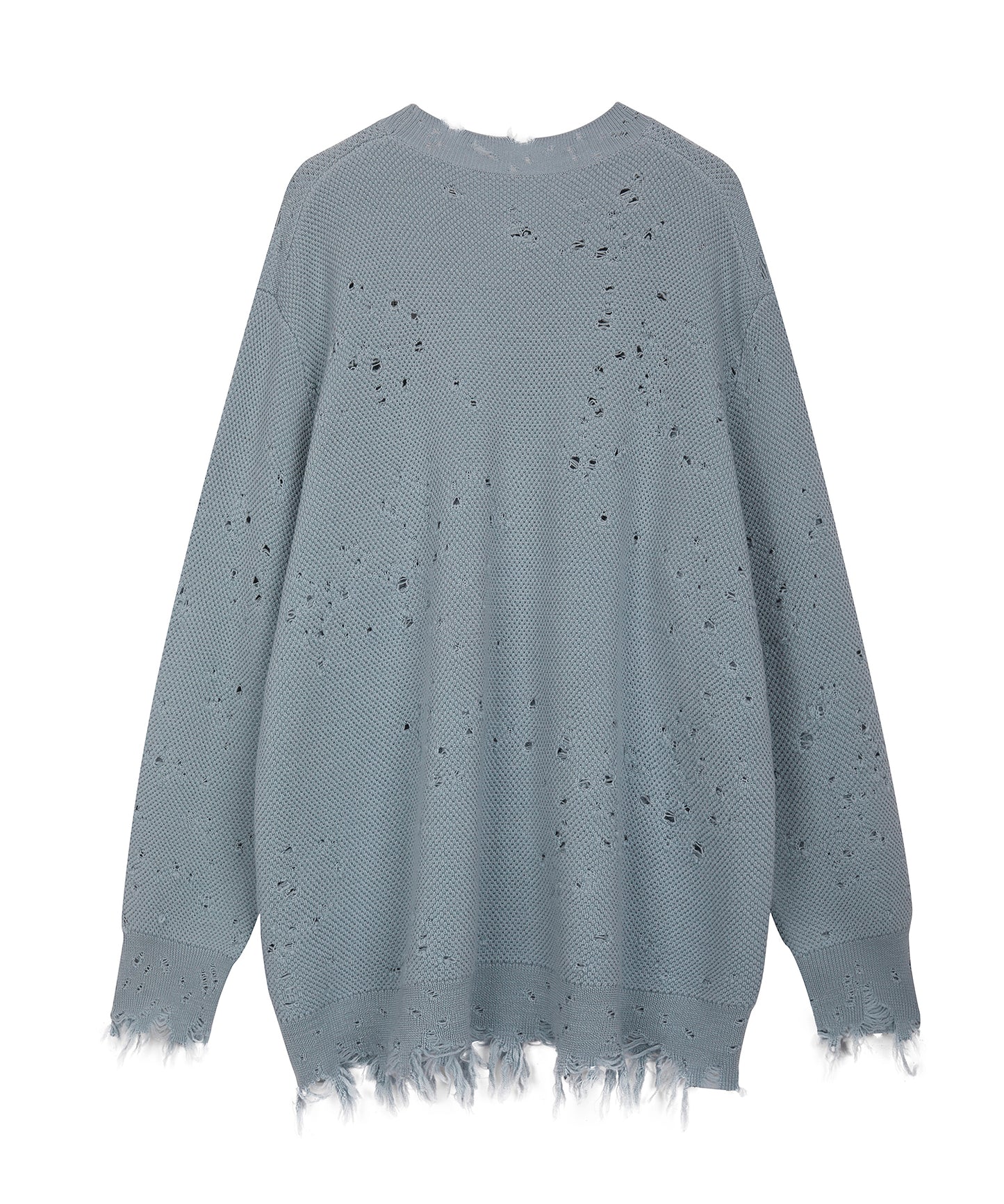Distressed Fluffy Sweater