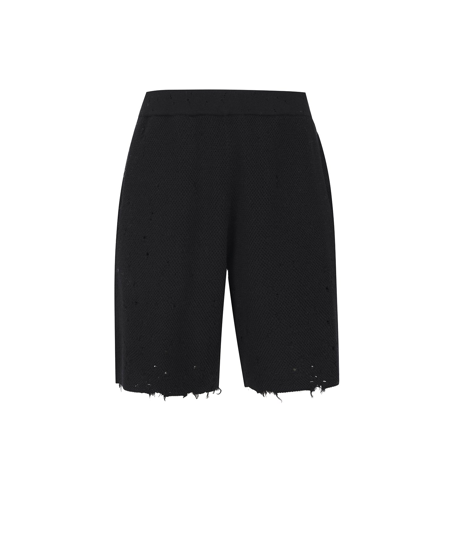 Distressed Fluffy Knitted Shorts – JNBY ONLINE STORE