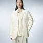 Oriental-pattern Jacquard Blazer