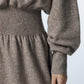 Feminine V-neck Knitted Dress