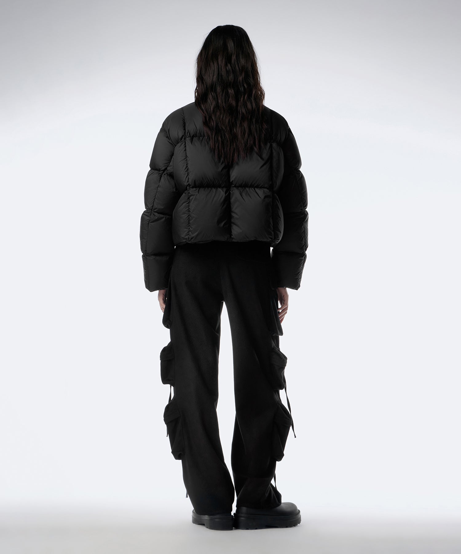 Cropped Quilted Down Jacket – JNBY ONLINE STORE