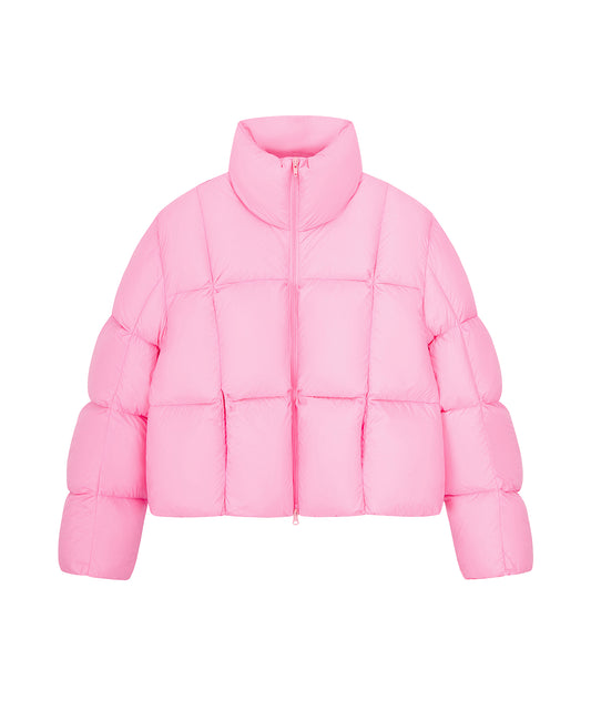 Cropped Quilted Down Jacket