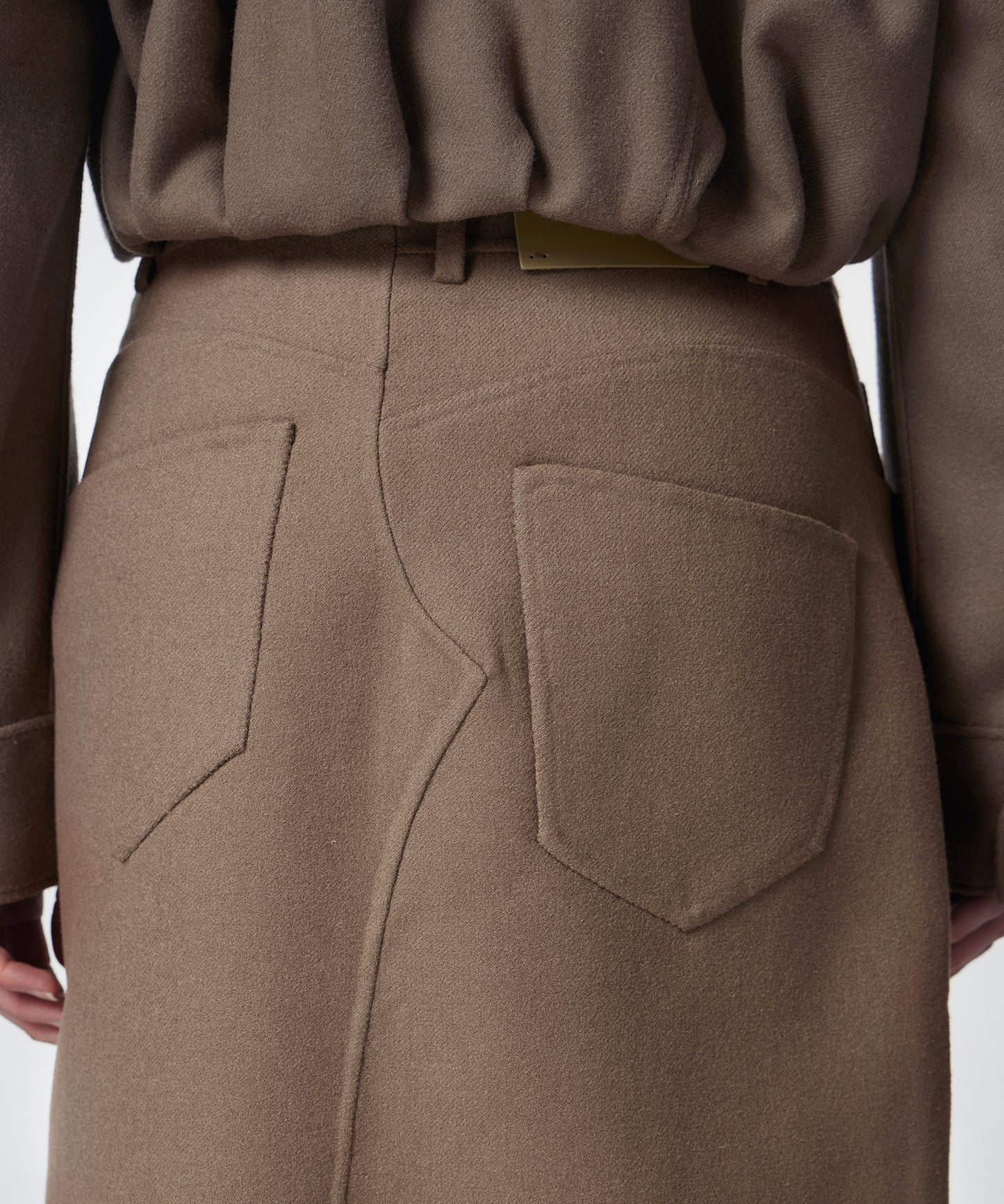Asymmetric Arc-hem Skirt