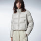 Stand-collar Cropped Quilted Down Jacket