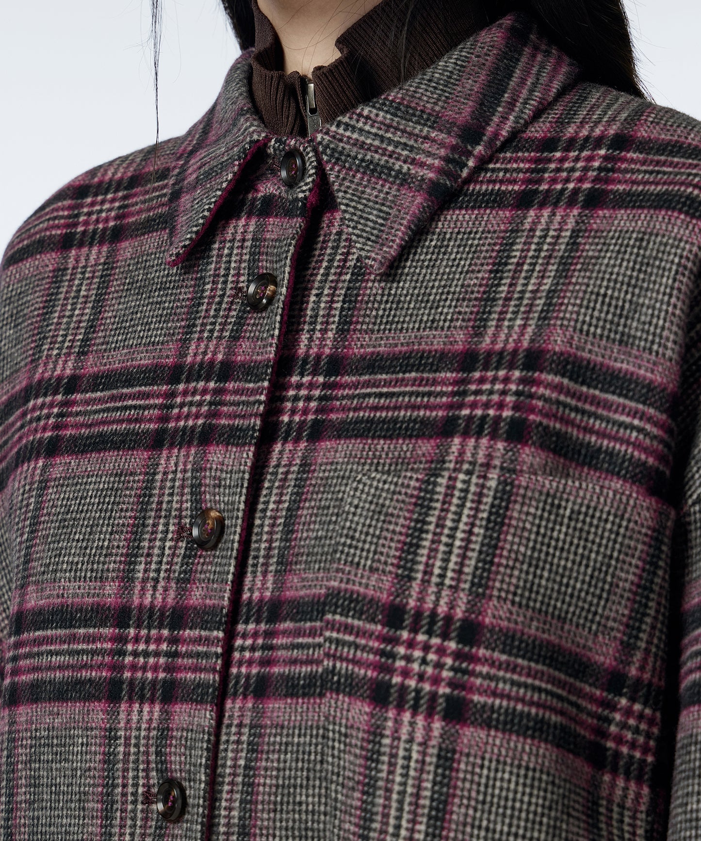 Plaid Double-sided Shirt Jacket