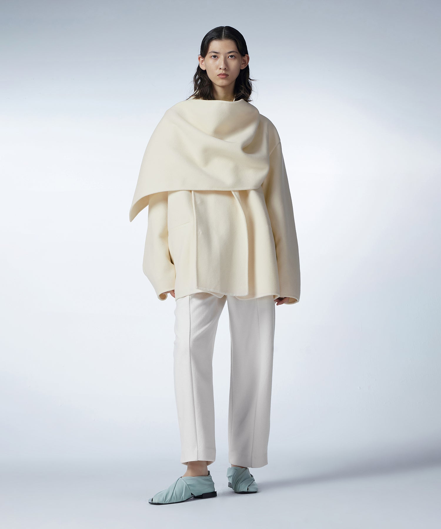 Scarf Neck Cape Jacket – JNBY ONLINE STORE