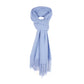Solid-color Fringed Scarf