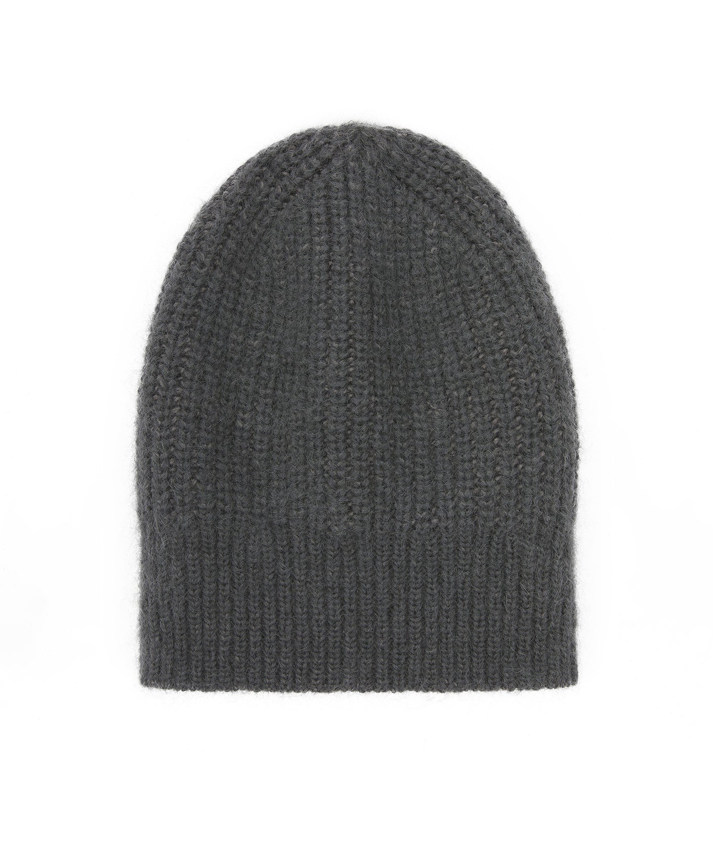 Ribbed Solid-color Beanie