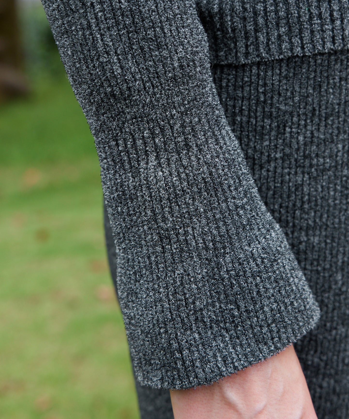 HOME Chenille Zipped Cardigan