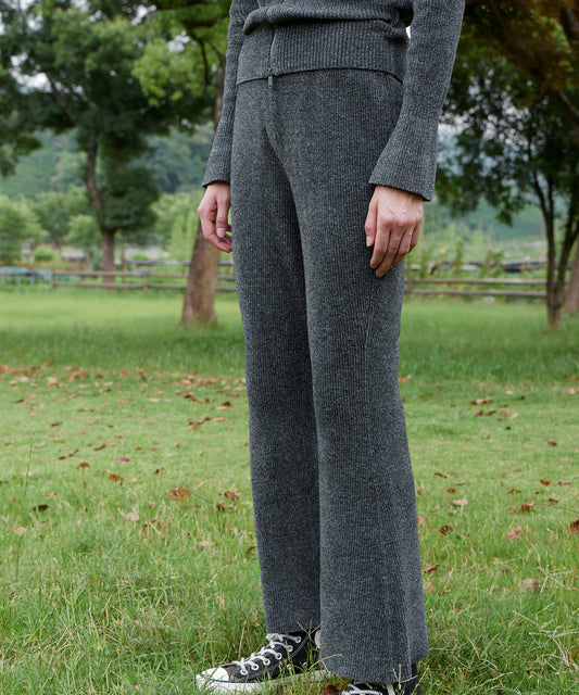 HOME Chenille Loose-fit Trousers