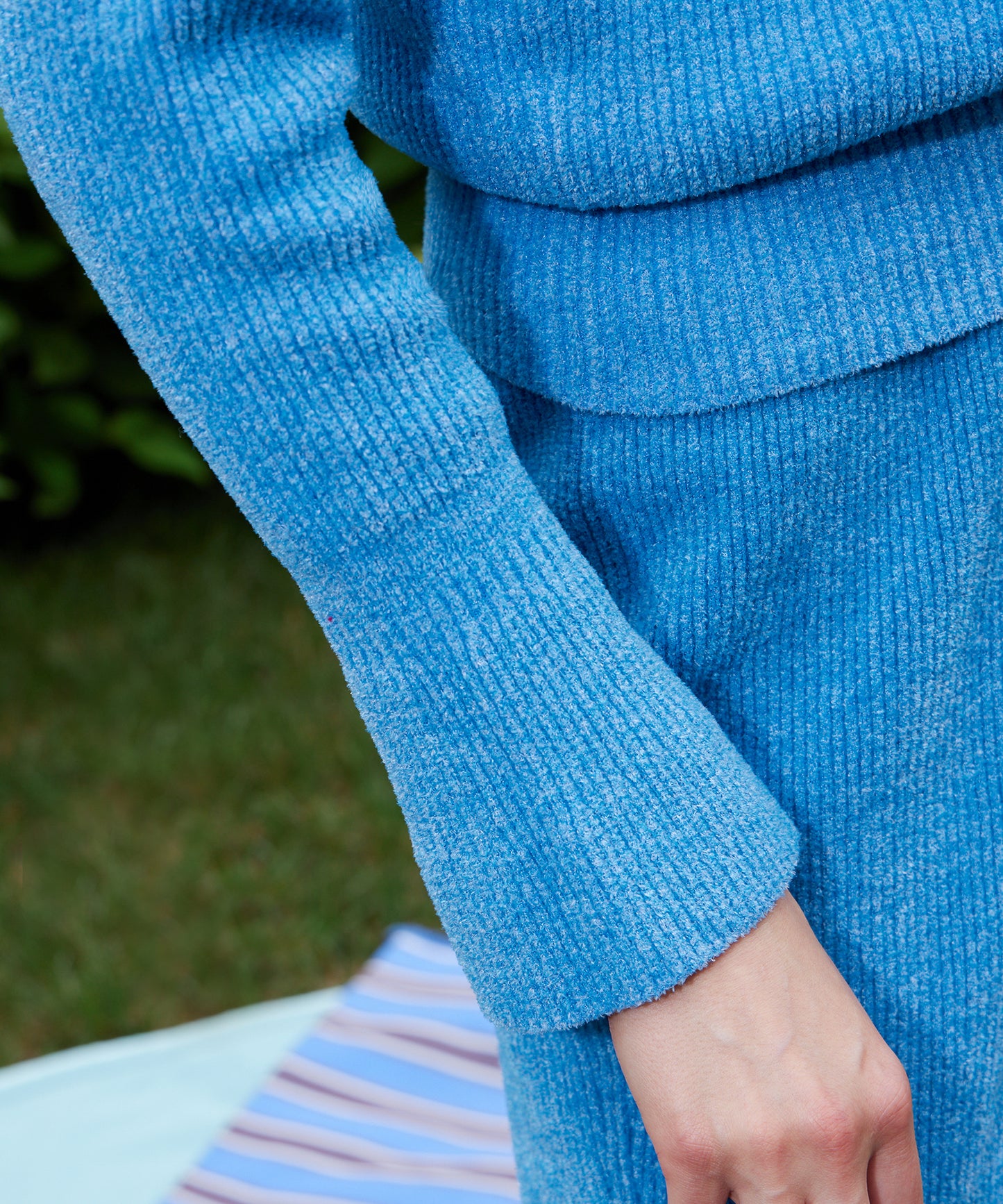 HOME Chenille Zipped Cardigan