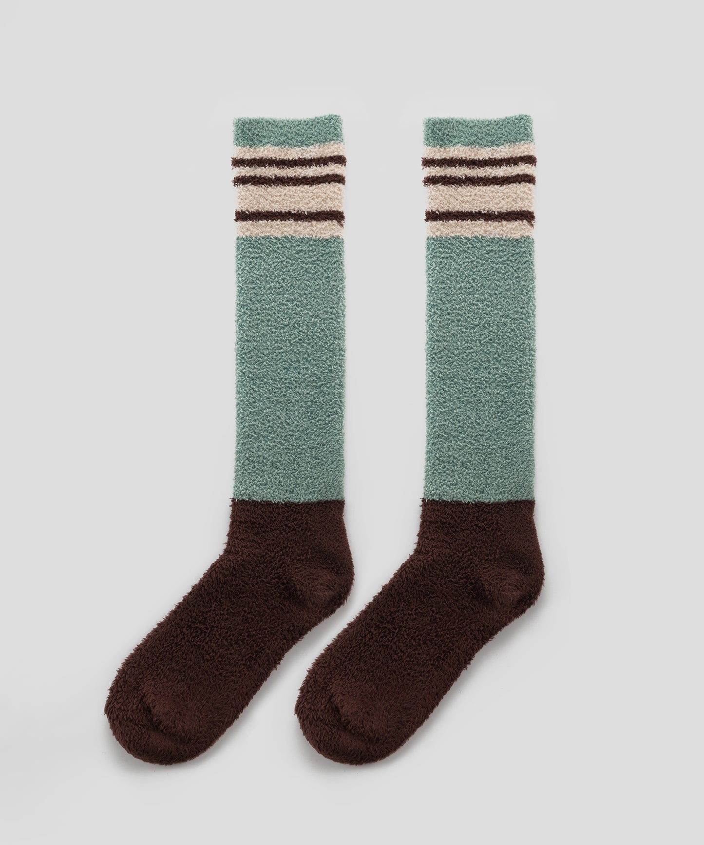 HOME Chenille Striped Room Socks