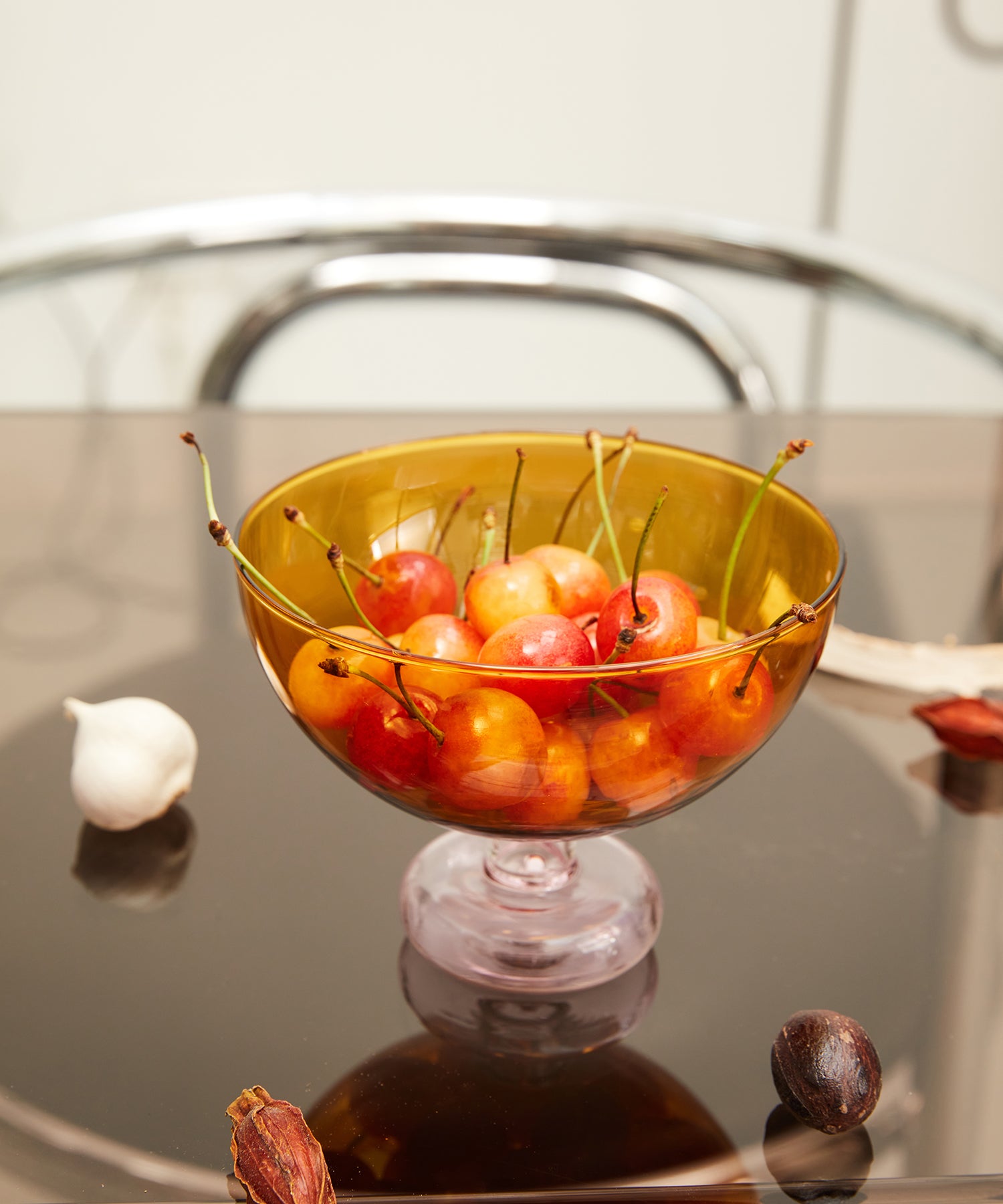 HOME Semi-circle Glass Stem Cup