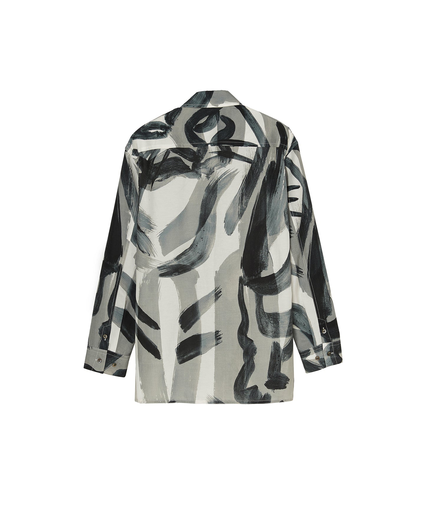 [CROQUIS]Abstract Lightweight Statement Shirt