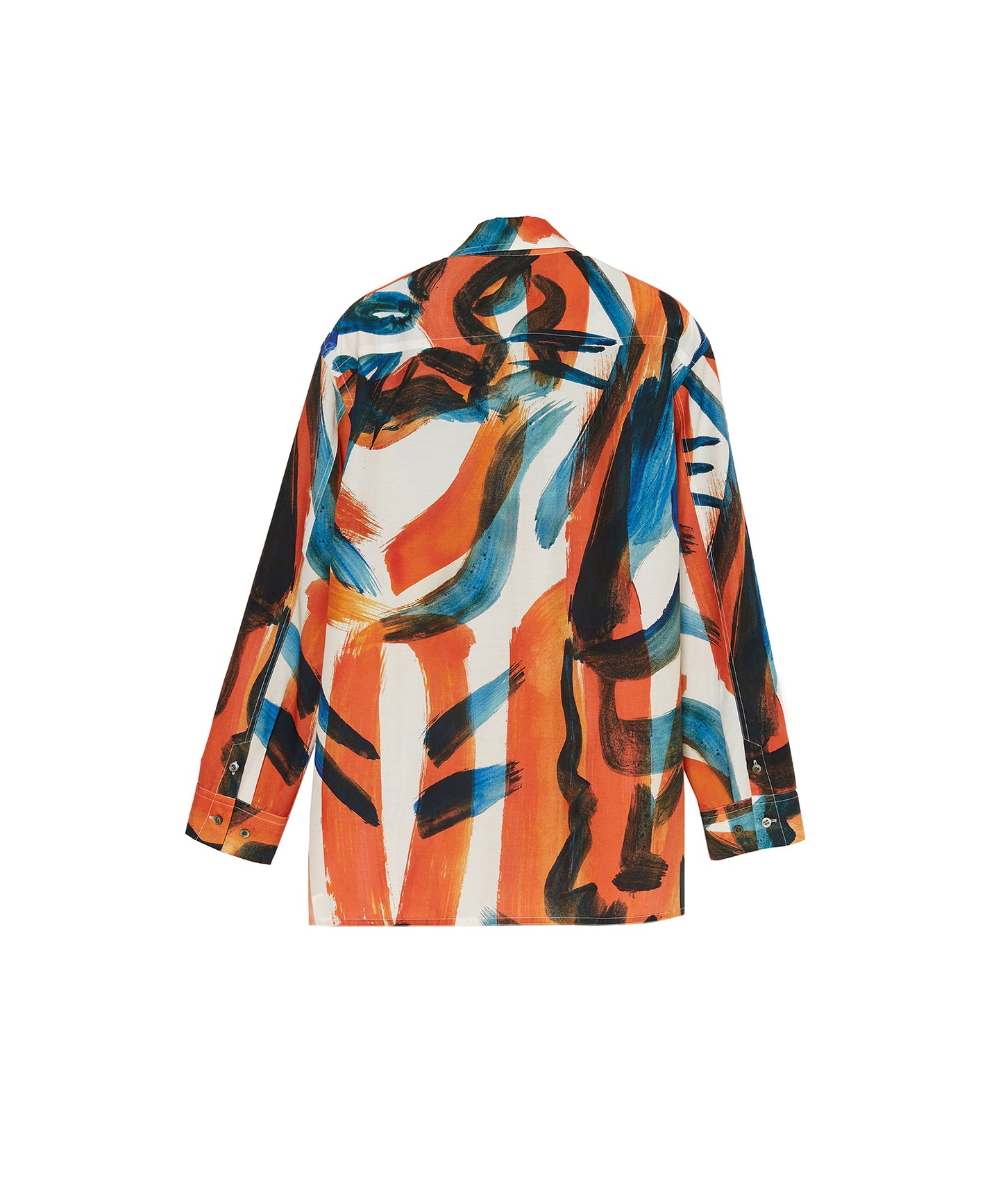 [CROQUIS]Abstract Lightweight Statement Shirt