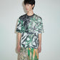 [CROQUIS]Breathable Botanical-print T-shirt