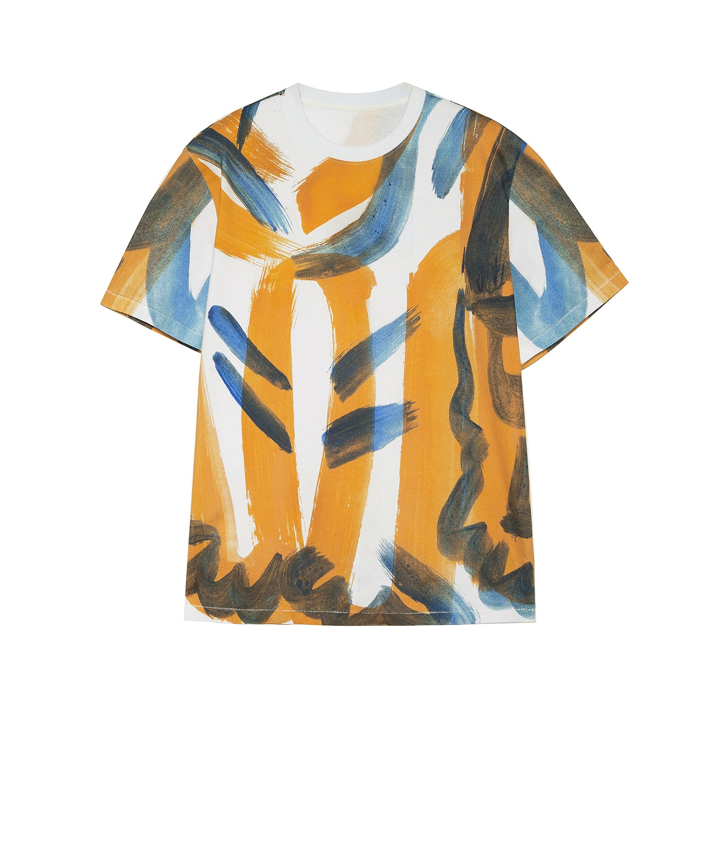 [CROQUIS]Hand-painted Abstract Tiger T-shirt