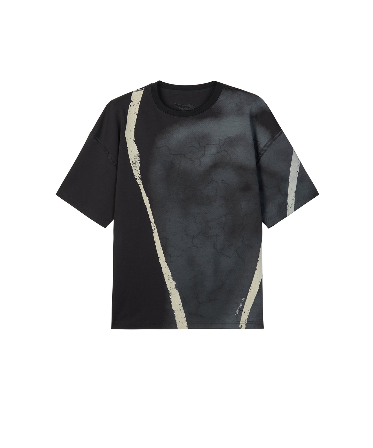 [CROQUIS]Glazed Ceramic-inspired Printed T-Shirt