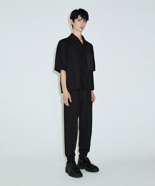 [CROQUIS]Sporty Stretch-nylon Relaxed Trousers