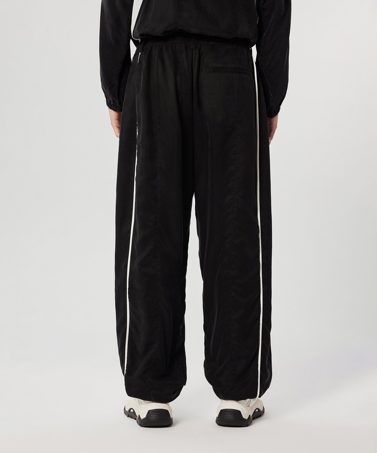 [CROQUIS]Sandwashed Side Line Track Pants