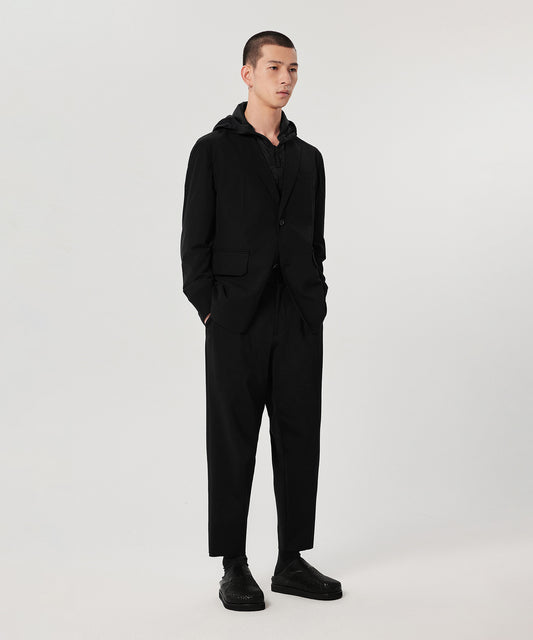 [CROQUIS]Tucked-waist Tapered Trousers