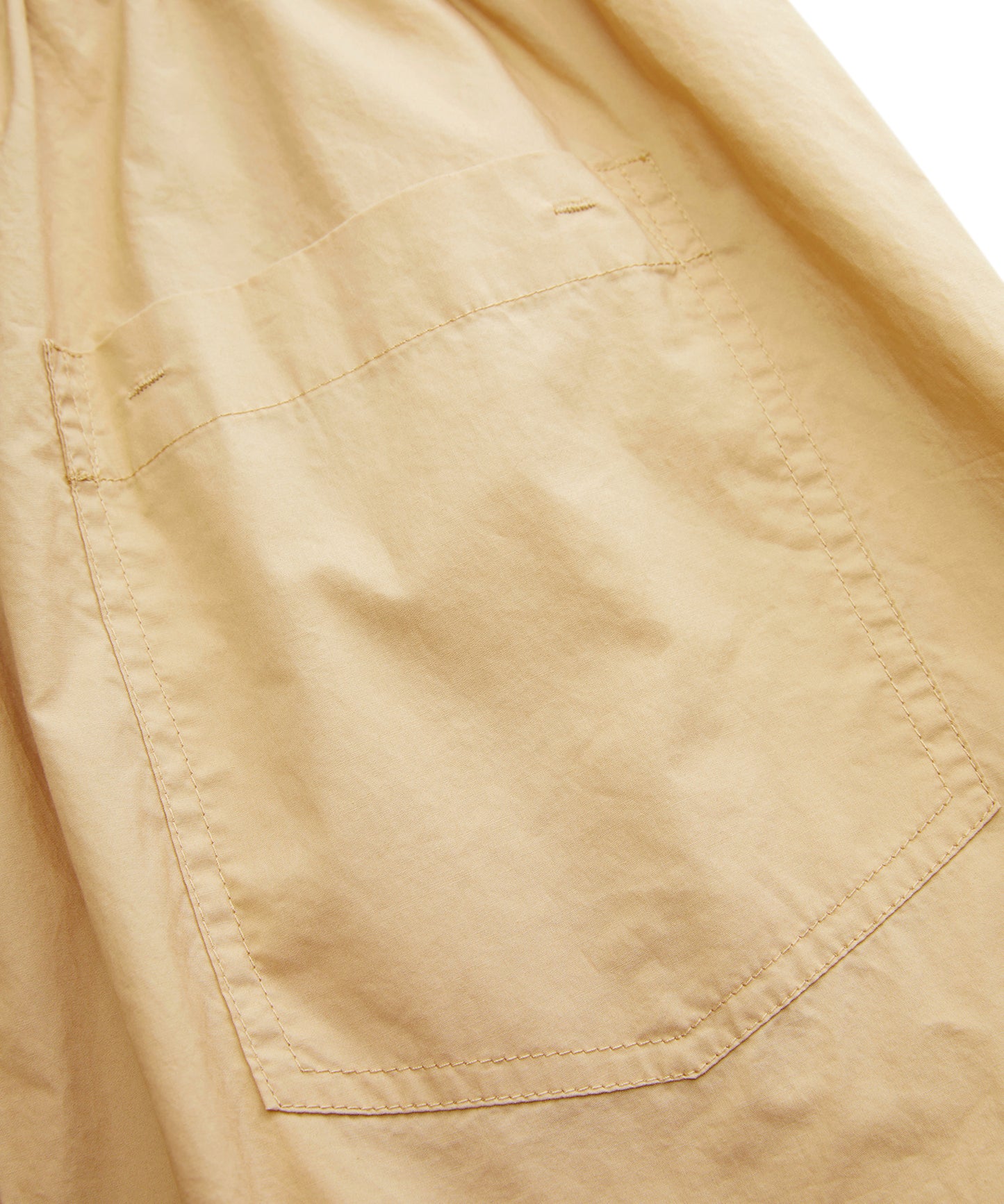 Elasticated-waist I-line Maxi Skirt