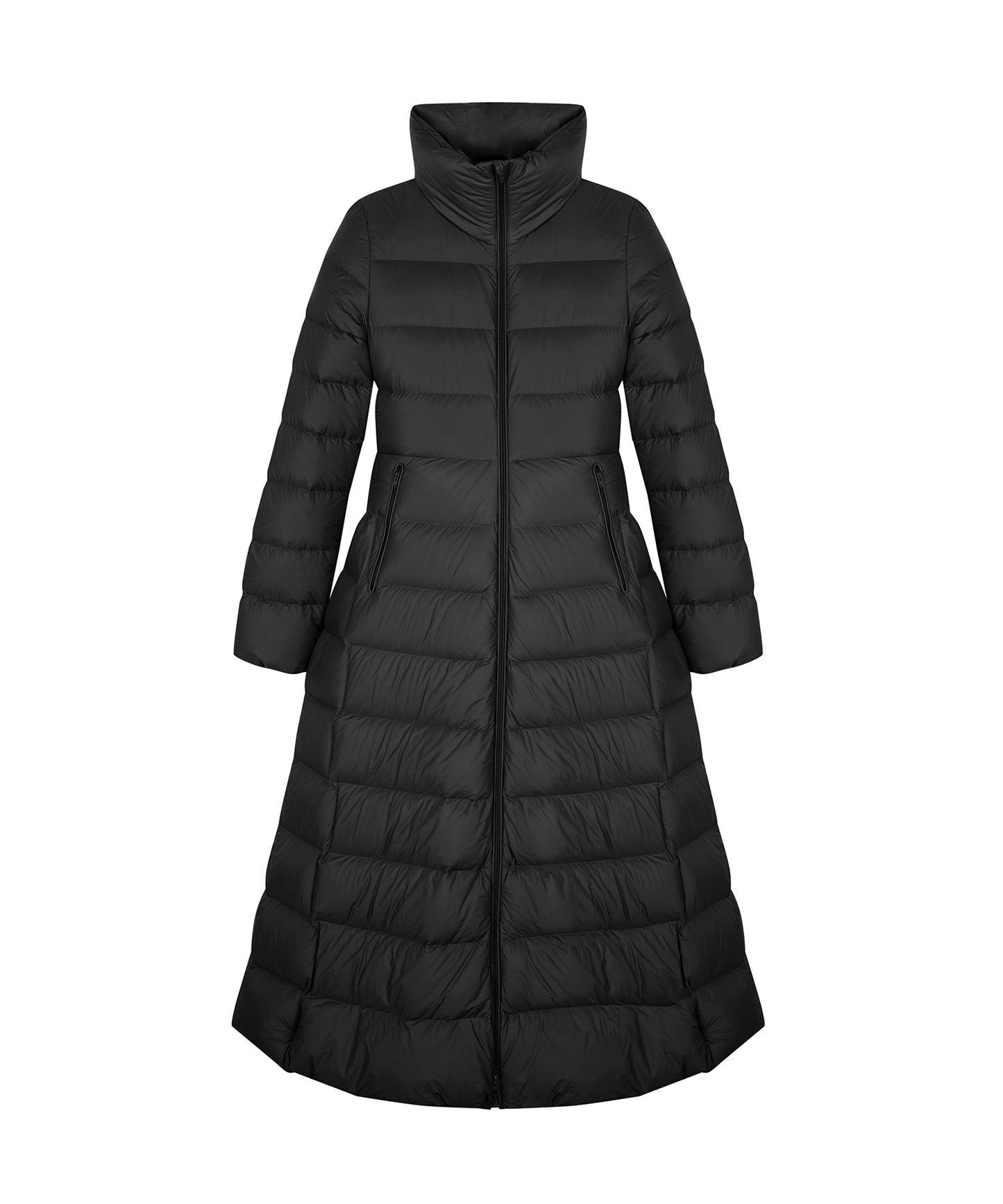 Mermaid Silhouette Long Down Coat