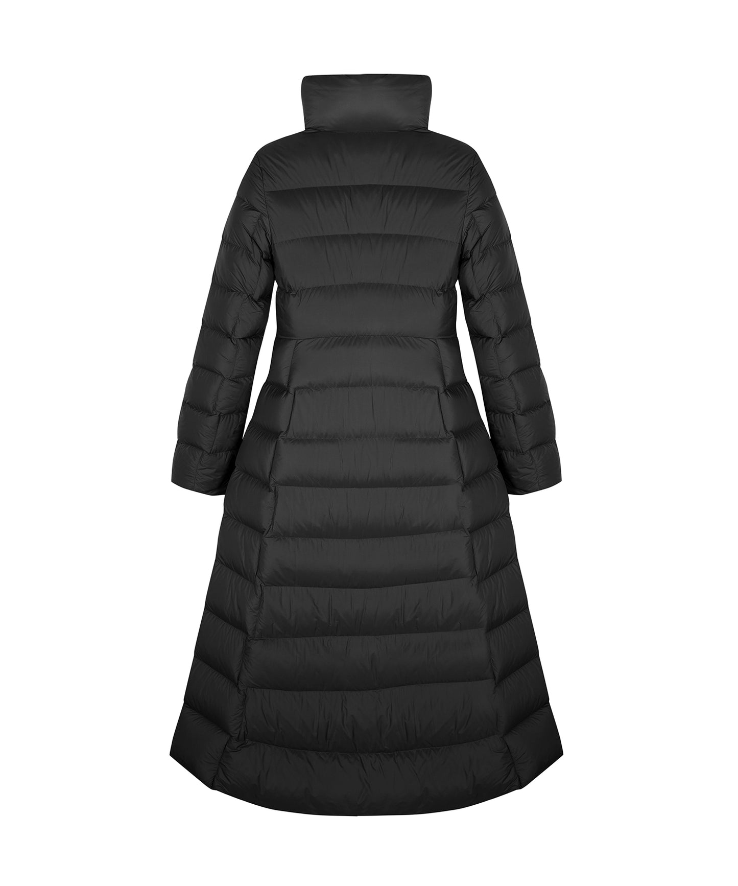 Mermaid Silhouette Long Down Coat