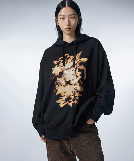 Bold Printed Oversized Sweatshirt