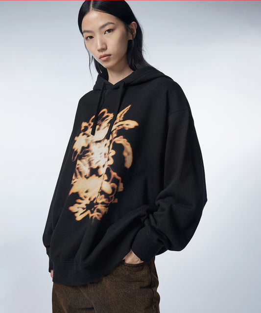 Bold Printed Oversized Sweatshirt