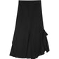 Asymmetric Wool Mermaid Skirt