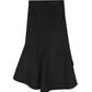 Asymmetric Wool Mermaid Skirt