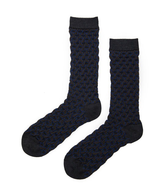 Textured Jacquard Socks