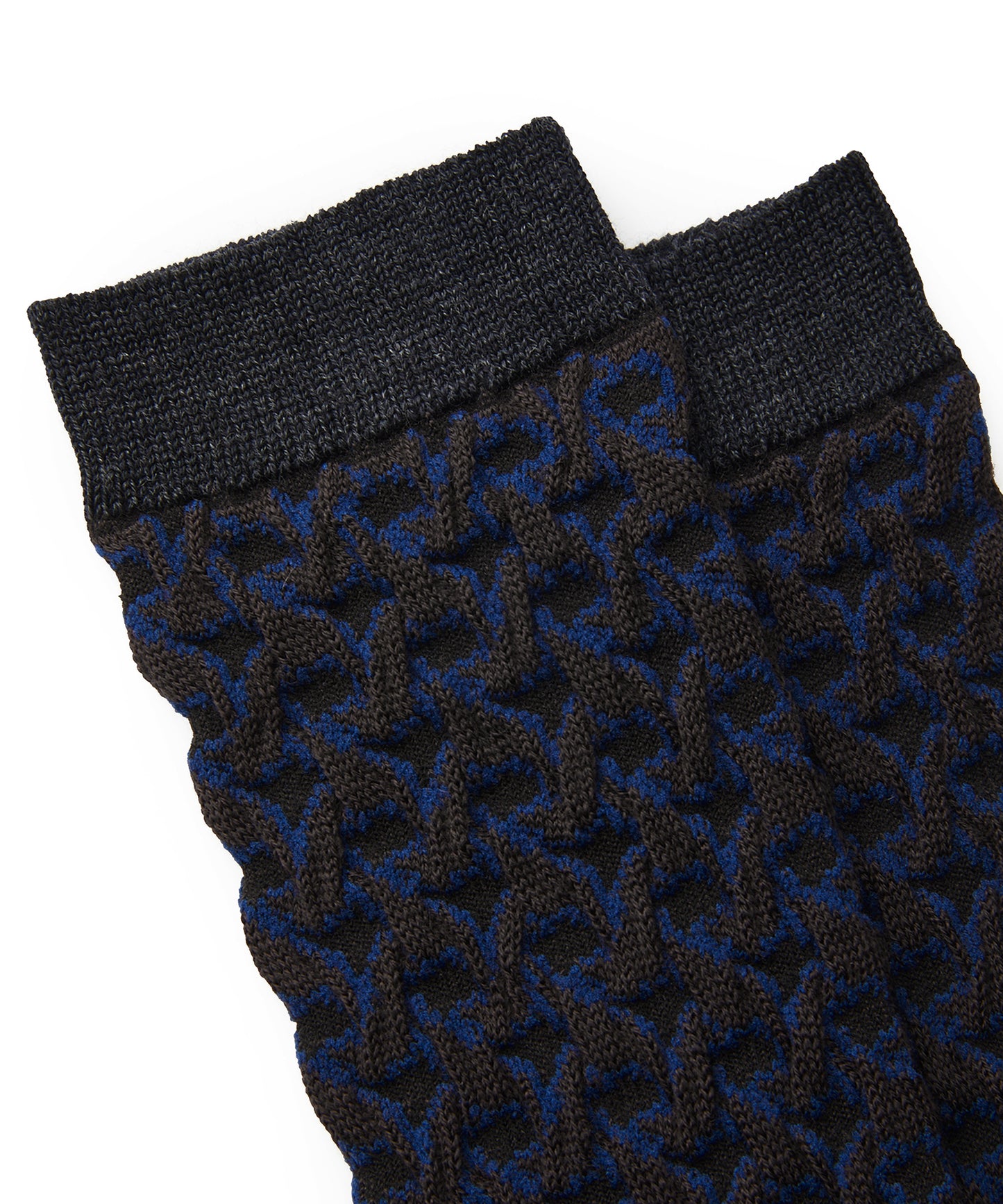 Textured Jacquard Socks