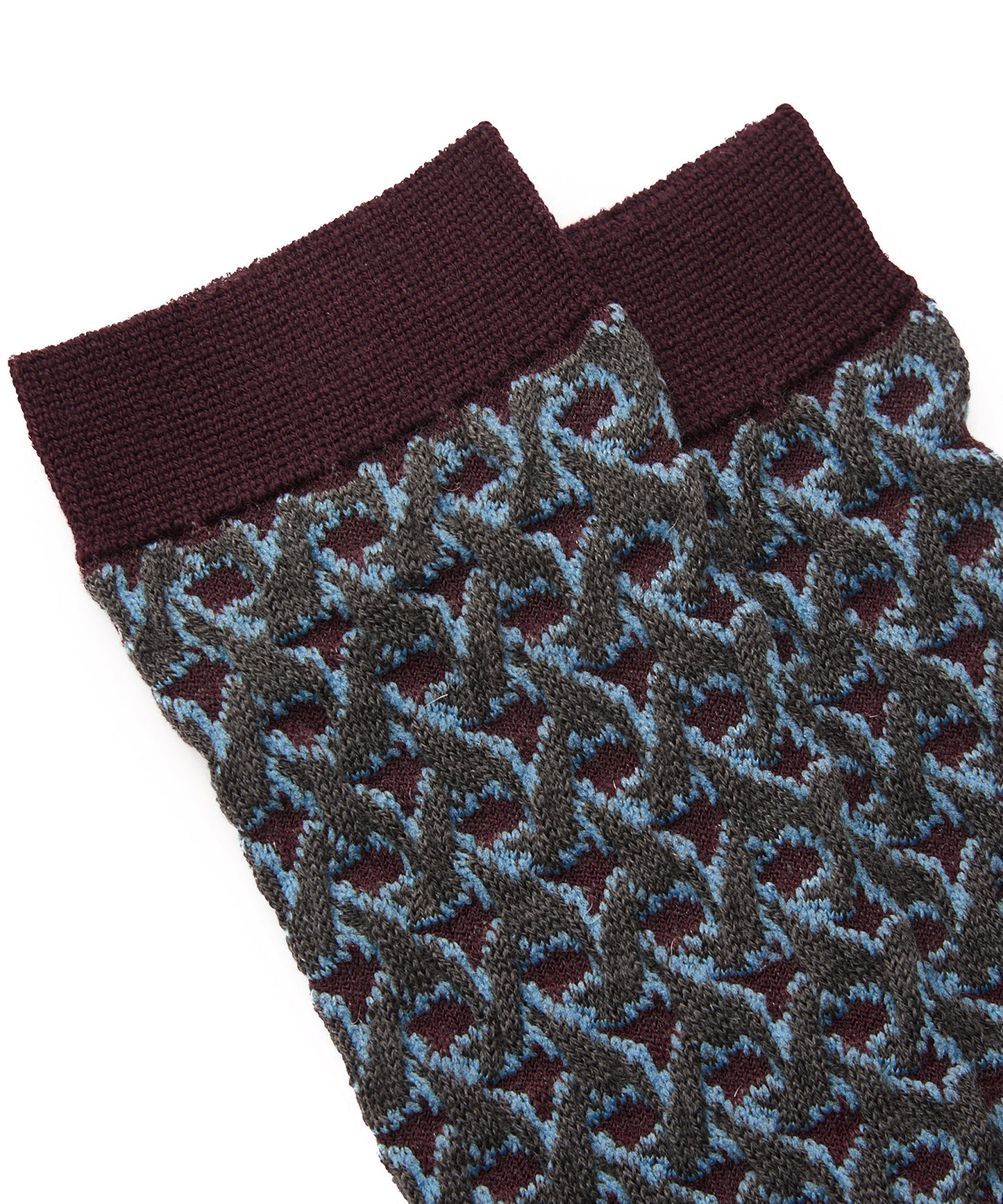 Textured Jacquard Socks