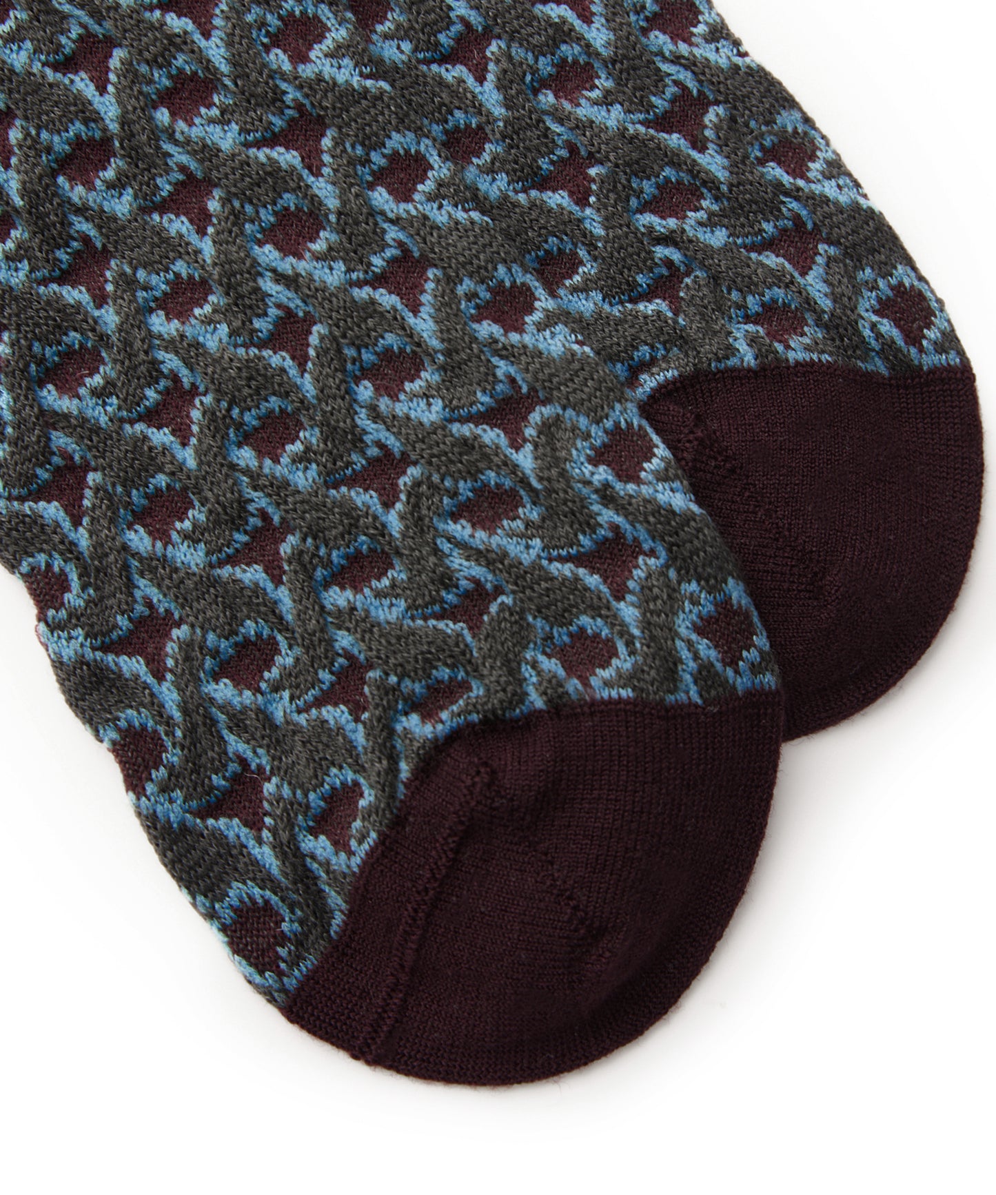 Textured Jacquard Socks