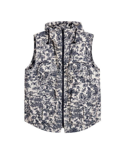 [CROQUIS]Stylish Workwear Hooded Vest